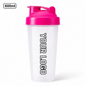 Bedrukte shakebekers 600 ml voor sportscholen