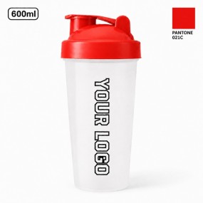 600 ml protein shakers bedrukken met logo