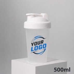 Sport shakebekers 500 ml bedrukken met logo